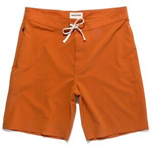 Taylor Stitch Bo Boardie Board Shorts - Orange - Men's 32